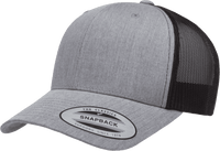 Yupoong 6606T Classics Retro Trucker Cap 2-Tone - Heather Black - HIT a Double