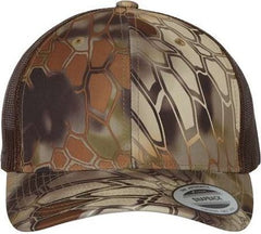 Yupoong 6606 Six-Panel Retro Trucker Cap - Kryptek Highlander | HIT a Double