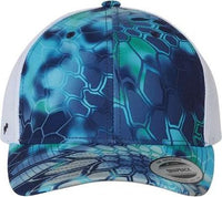 Yupoong 6606 Six-Panel Retro Trucker Cap - Kryptek Pontus - HIT a Double