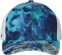 Yupoong 6606 Six-Panel Retro Trucker Cap - Kryptek Pontus - HIT a Double