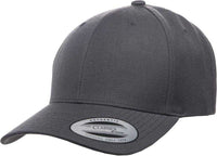Yupoong 6789M Classics Premium Curved Visor Snapback Cap - Dark Gray | HIT a Double