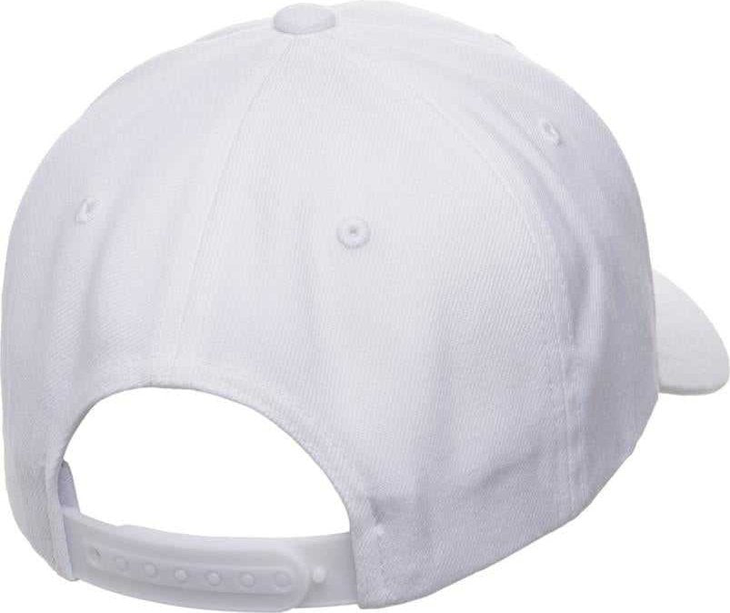 Yupoong 6789M Classics Premium Curved Visor Snapback Cap - White | HIT a Double