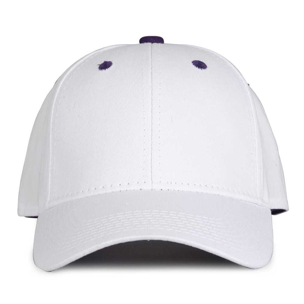 The Game GB2016 White Snapback Cotton Twill Cap - White Purple - HIT a Double - 2