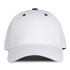 The Game GB2016 White Snapback Cotton Twill Cap - White Purple - HIT a Double - 2