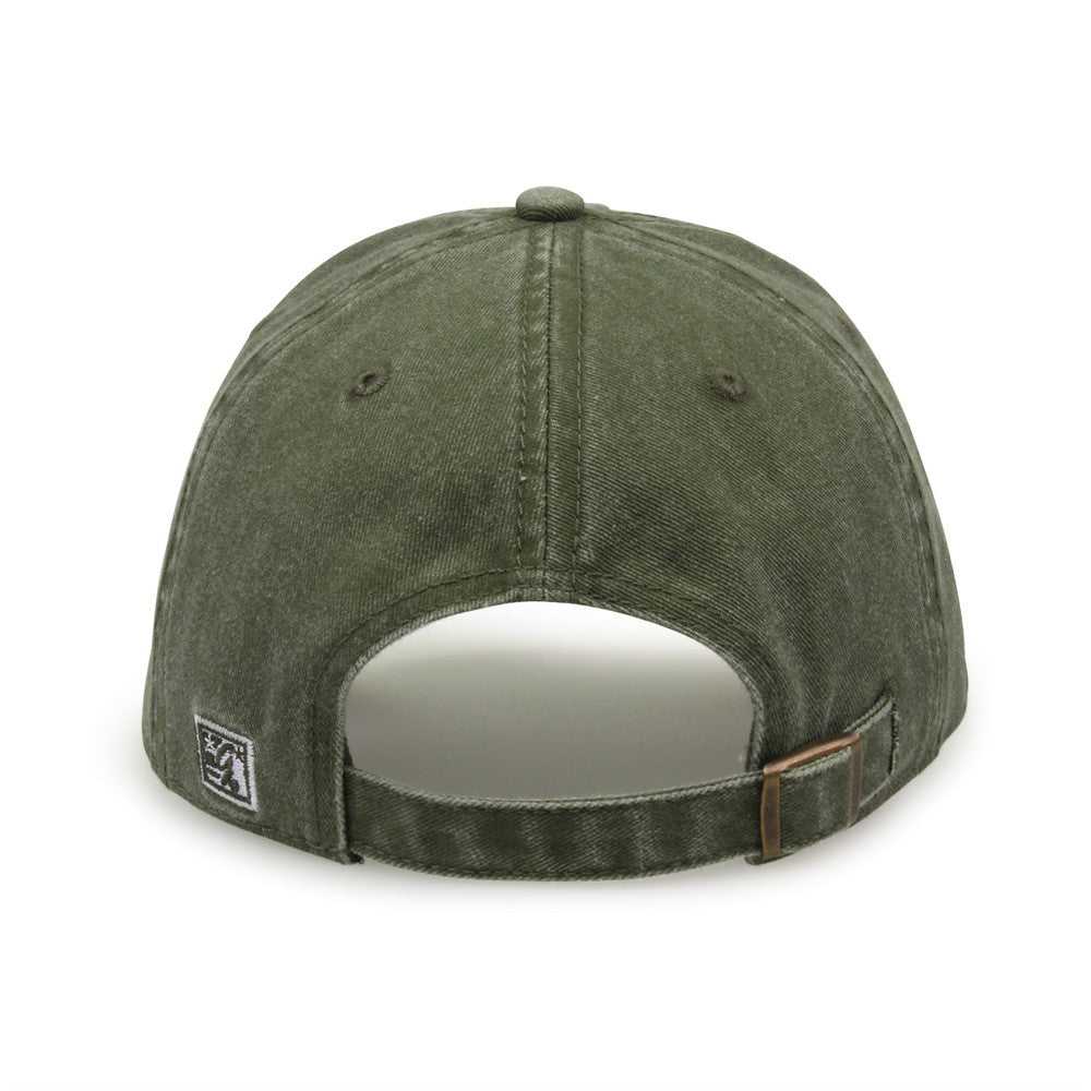 The Game GB465 Pigment Dyed Twill Cap - Light Olive | HIT a Double