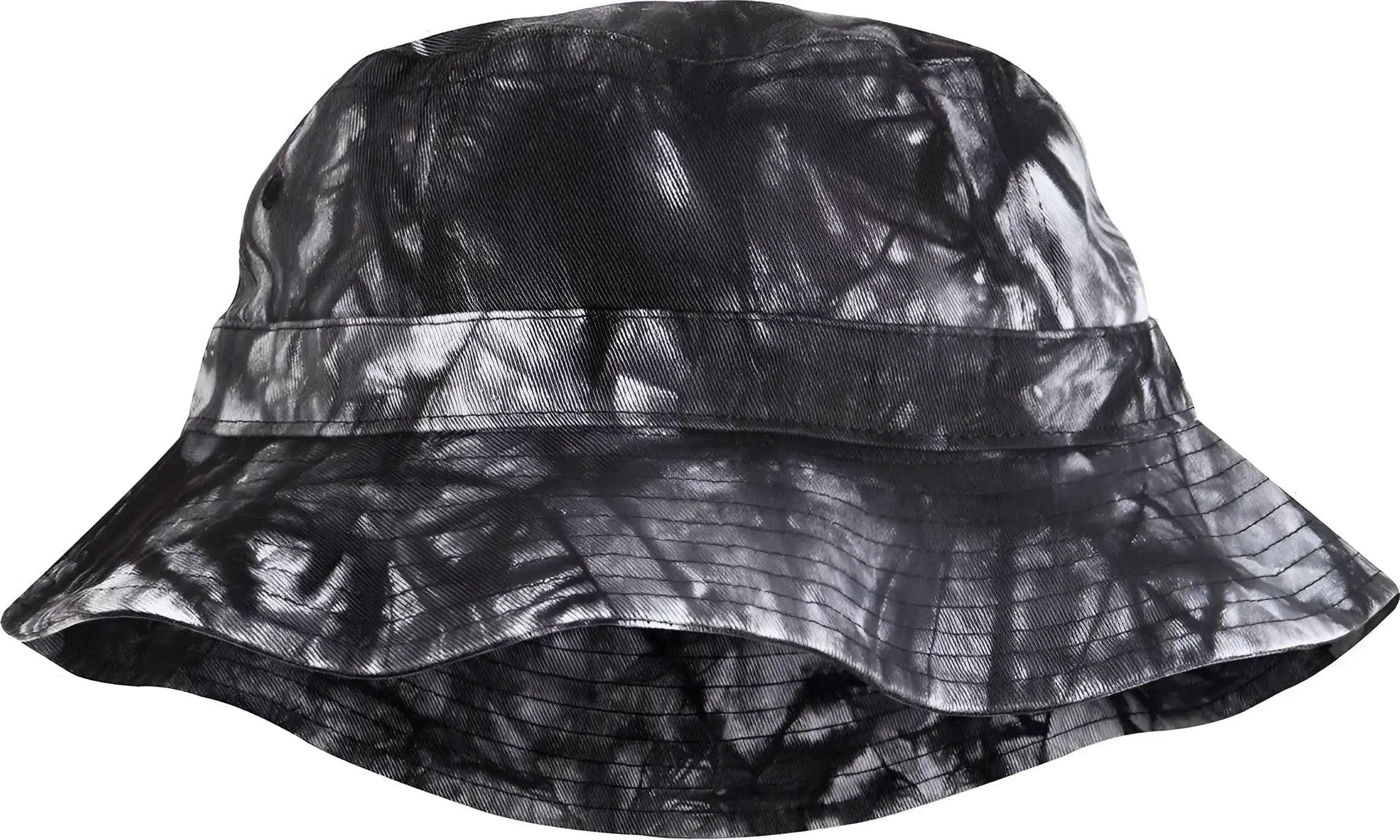 Adams ACVA101 Vacationer Pigment Dyed Bucket Hat - Black Tie Dye - BLACK TIE DYE / L