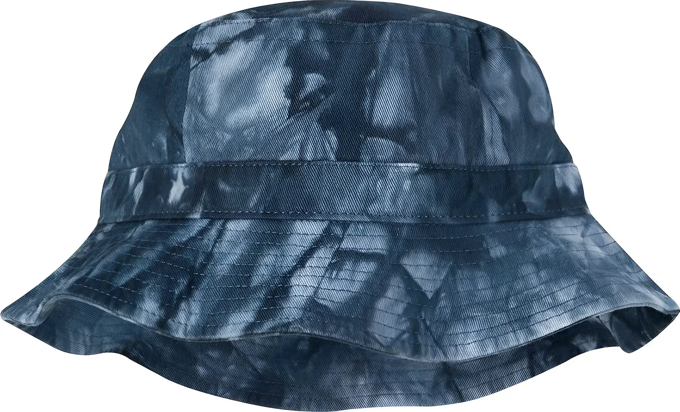 Adams ACVA101 Vacationer Pigment Dyed Bucket Hat - Navy Tie Dye - NAVY TIE DYE / L