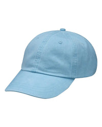 Adams Headwear LP101 Optimum Pigment-Dyed Cap - Baby Blue - Blue Gray / One Size Fits Most