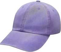 Adams Headwear LP101 Optimum Pigment-Dyed Cap - Grape - Purple / One Size Fits Most
