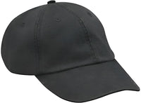 Adams LP101 Optimum Pigment Dyed Cap Black Black / One Size Fits Most