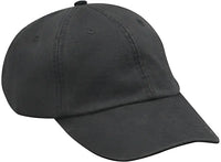 Adams LP101 Optimum Pigment Dyed-Cap - Black - Black / One Size Fits Most