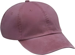 Adams LP101 Optimum Pigment Dyed-Cap - Burgundy - Maroon / One Size Fits Most