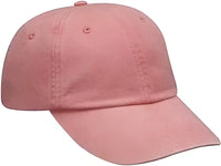 Adams LP101 Optimum Pigment Dyed-Cap - Coral - Coral / One Size Fits Most