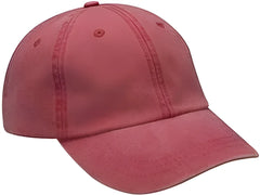 Adams LP101 Optimum Pigment Dyed-Cap - Red - Red / One Size Fits Most