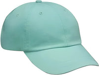 Adams LP101 Optimum Pigment Dyed Cap Sea Foam Aqua / One Size Fits Most