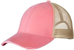 Adams OL102 Distressed Ollie Cap - Coral Tan - Coral Tan / One Size Fits Most