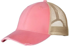 Adams OL102 Distressed Ollie Cap - Coral Tan - Coral Tan / One Size Fits Most
