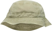 Adams VA101 Vacationer Pigment Dyed Bucket Hat Khaki Khaki / L