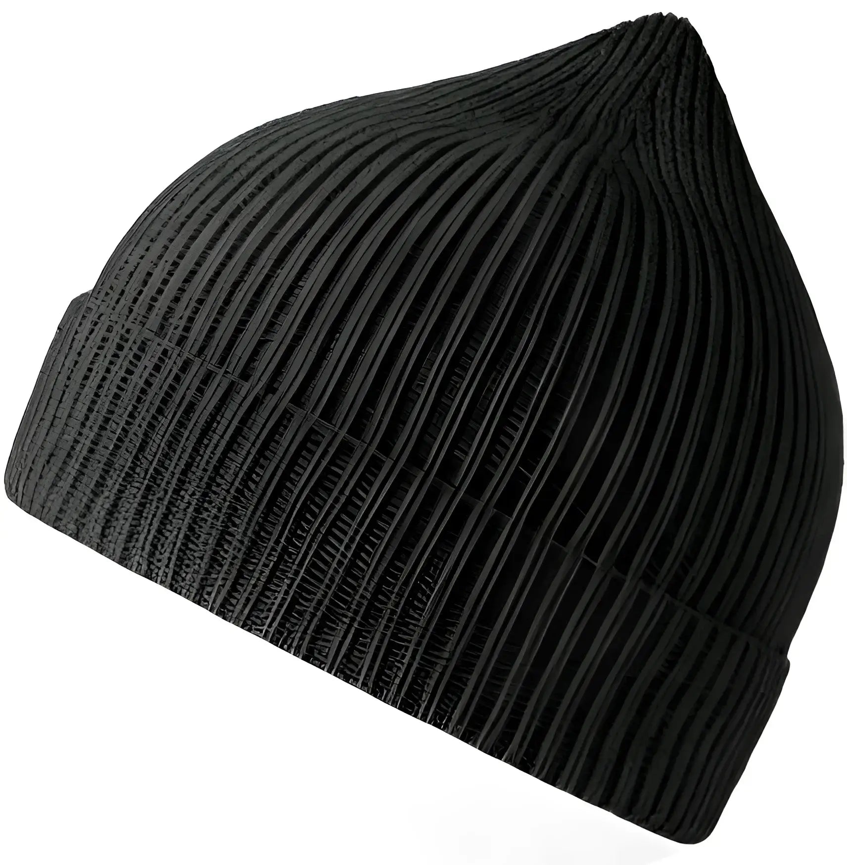 Atlantis Headwear Andy Sustainable Fine Rib Knit Beanie Dark Gray Dark Gray / OSFM