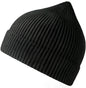 Atlantis Headwear Andy Sustainable Fine Rib Knit Beanie Dark Gray Dark Gray / OSFM