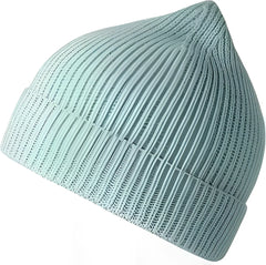 Atlantis Headwear Andy - Sustainable Fine Rib Knit Beanie - Light Blue - Ice Blue / OSFM
