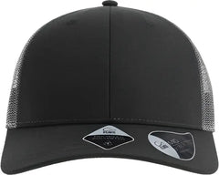 Atlantis Headwear BRYCE Sustainable Trucker Cap - Black Dark Gray - Black Dark Gray / One Size Fits Most