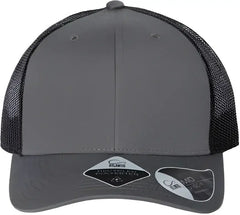 Atlantis Headwear BRYCE Sustainable Trucker Cap - Dark Gray Black - Dark Gray Black / One Size Fits Most