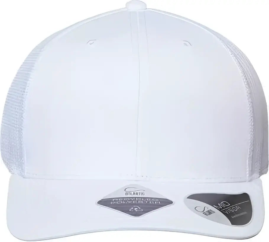 Atlantis Headwear BRYCE Sustainable Trucker Cap - White White - White / One Size Fits Most