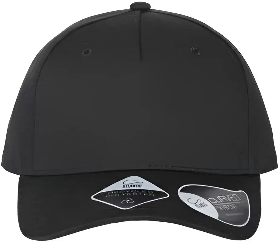 Atlantis Headwear FIJI Sustainable Five-Panel Cap - Black - Black / One Size Fits Most