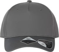 Atlantis Headwear FIJI Sustainable Five-Panel Cap - Dark Gray - Dark Gray / One Size Fits Most