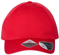 Atlantis Headwear FRASER Sustainable Dad Cap - Red - Red / One Size Fits Most