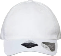 Atlantis Headwear FRASER Sustainable Dad Cap - White - White / One Size Fits Most