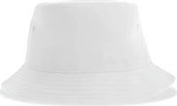 Atlantis Headwear GEO Sustainable Bucket Hat - White - White / One Size Fits Most