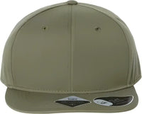 Atlantis Headwear JAMES Sustainable Flat Bill Cap - Olive - Olive / One Size Fits Most