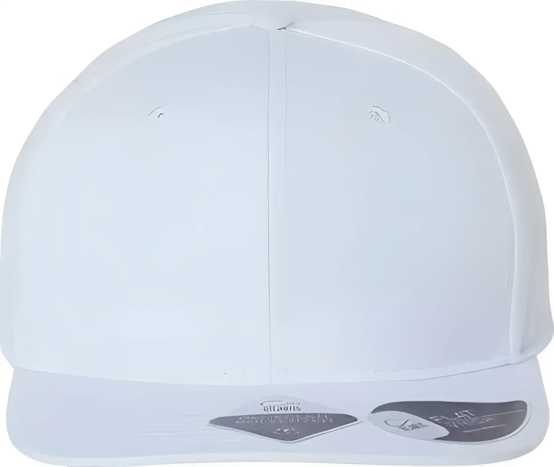 Atlantis Headwear JAMES Sustainable Flat Bill Cap - White - White / One Size Fits Most