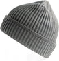 Atlantis Headwear Maple - Sustainable Finish Edge Knit Beanie - Light Gray Melange - Gray / OSFM