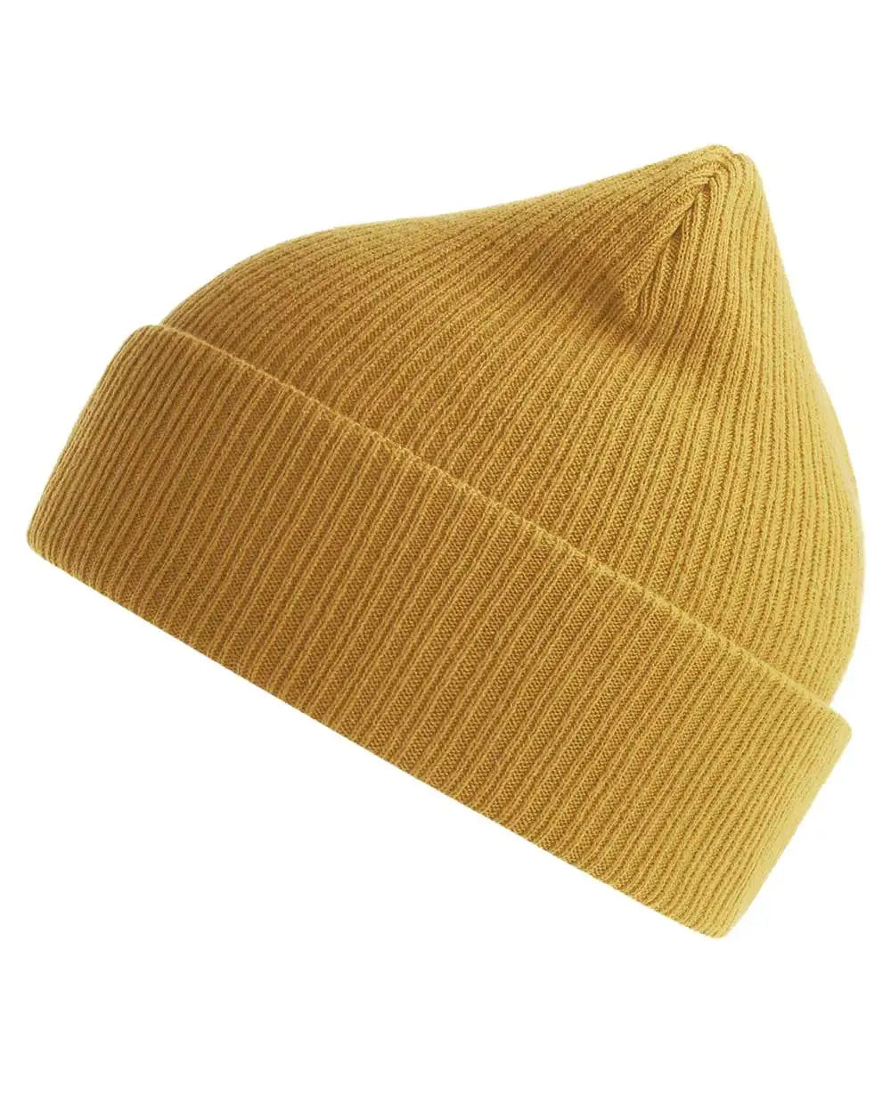 Atlantis Headwear NELSON Sustainable Cuffed Beanie - Mustard Yellow - Gold / One Size Fits Most