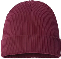 Atlantis Headwear NELSON Sustainable Knit - Burgundy - Maroon / One Size Fits Most