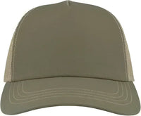 Atlantis Headwear RAPPER Sustainable Canvas Cap - Olive Green Khaki - Olive Khaki / One Size Fits Most