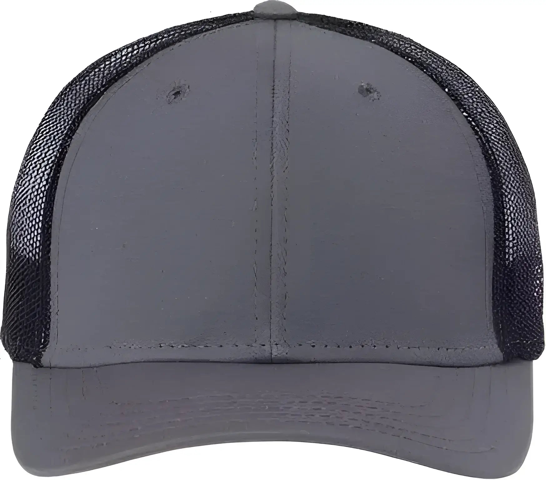 Atlantis Headwear RETH Sustainable Recy Three Trucker Cap Dark Grey Black (Grigio Scuro Nero) Dark Gray Black / 6 5/8’’