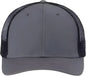 Atlantis Headwear RETH Sustainable Recy Three Trucker Cap Dark Grey Black (Grigio Scuro Nero) Dark Gray Black / 6 5/8’’