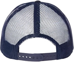 Atlantis Headwear RETH Sustainable Recy Three Trucker Cap Navy Navy (Marina Militare Marina Militare) Navy / 6 5/8’’ 7
