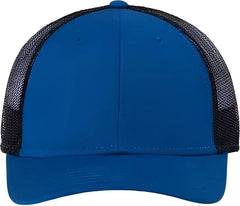 Atlantis Headwear RETH Sustainable Recy Three Trucker Cap Royal Black (Reale Nero) Royal Black / 6 5/8’’ 7 3/8’’