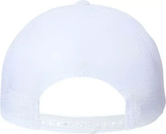 Atlantis Headwear RETH Sustainable Recy Three Trucker Cap - White White (Bianco Bianco) - White / 6 5/8’’ - 7 3/8’’