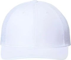 Atlantis Headwear RETH Sustainable Recy Three Trucker Cap - White White (Bianco Bianco) - White / 6 5/8’’ - 7 3/8’’