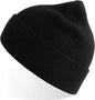 Atlantis Headwear RIOB Rio Sustainable Rib Knit Beanie Black (Nero) Black / One Size Fits Most