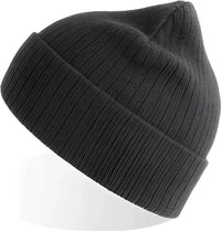Atlantis Headwear RIOB Rio Sustainable Rib Knit Beanie - Dark Grey (Grigio Scuro) - Dark Gray / One Size Fits Most
