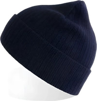 Atlantis Headwear RIOB Rio Sustainable Rib Knit Beanie Navy (Marina Militare) Navy / One Size Fits Most
