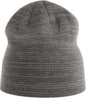 Atlantis Headwear SHIB Shine Sustainable Reflective Beanie - Dark Grey (Grigio Scuro) - Dark Gray / One Size Fits Most