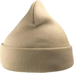 Atlantis Headwear WIND Sustainable 12’’ Cuffed Beanie - Beige - Ivory / One Size Fits Most